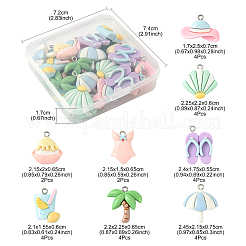 28 шт. 8 подвески из смолы на летнюю тематику&nbsp;CRES-FS0001-23