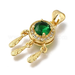 Стойки обшивки латунь микро проложить Циркон подвеску&nbsp;KK-G500-28G