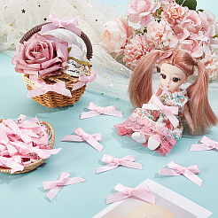 Полиэстеровые булавки с бантом&nbsp;LS-JEWB-WH0010-89C