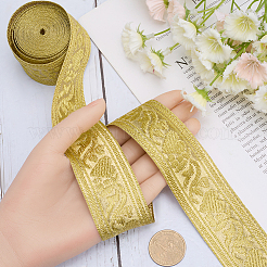 4.6~5 ярд полиэфирной жаккардовой ленты в этническом стиле для шитья украшений&nbsp;OCOR-GF0003-96B