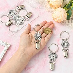 6 шт. 6 стиля зажим для шляпы из сплава для путешествий&nbsp;FIND-CJ0004-02