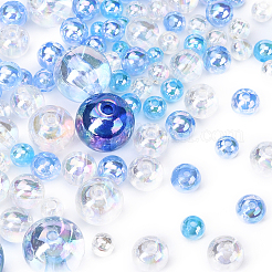 100 г 4 стиля прозрачных акриловых бусин&nbsp;MACR-YW0003-42