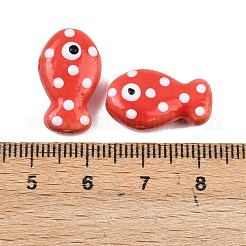 Фарфоровые бусины ручной работы&nbsp;PORC-B009-03O