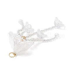 Большие подвески в виде медуз из стеклянных семян&nbsp;PALLOY-MZ01166-02