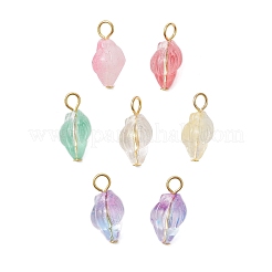 Прозрачные стеклянные подвески с распылителем краски&nbsp;PALLOY-JF03689-02