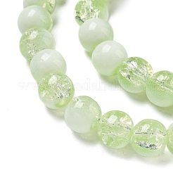 Стеклянные бусины кракле&nbsp;GLAA-U001-8mm-09