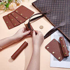 8 шт. накладки на ручки кожаной сумки&nbsp;PURS-UN0001-15B