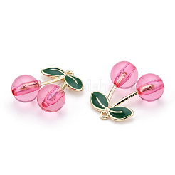 Подвески из эмали и сплава&nbsp;ENAM-N056-184-RS