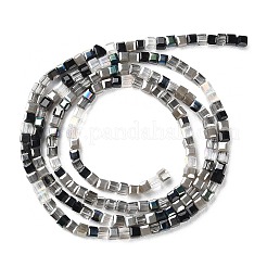 Стеклянные бусины с гальваническим покрытием &nbsp;GLAA-P056-02A