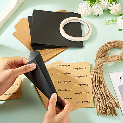 50 комплект крафт-бумаги 2 цветов для упаковки букетов&nbsp;DIY-TA0011-45