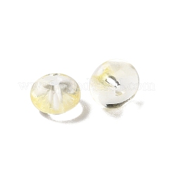 Выпечка расписные прозрачные стеклянные бусины&nbsp;DGLA-S116-01E