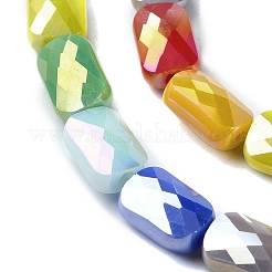 Стеклянные бусины с гальваническим покрытием &nbsp;EGLA-C004-09