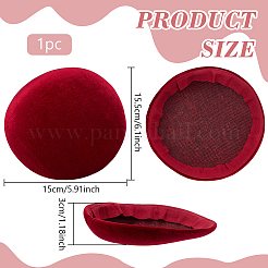 Velet pillbox стюардесса fascinator шляпа основа для шляпной мастерской AJEW-WH0248-757A