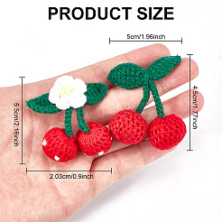 8 шт. 2 аксессуара для вязания крючком из хлопка&nbsp;DIY-DR0001-08