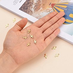 Ионное покрытие(ip) 304 нержавеющая сталь маленькие крестики подвески&nbsp;X-STAS-E104-34G