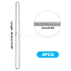 Ожерелья из нержавеющей стали 304 в виде змеиной цепи&nbsp;STAS-UN0019-88P