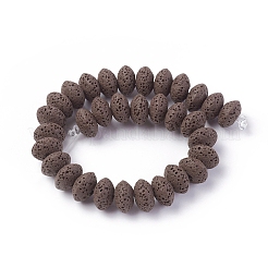 Бусы из натуральной лавы&nbsp;G-F671-01B-13