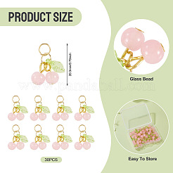 30шт стеклянные подвески&nbsp;PALLOY-TAC0209