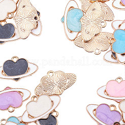 Подвески из эмали и сплава&nbsp;PALLOY-CJ0001-05