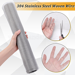 1 рулон плетеной сетки из нержавеющей стали марки 304&nbsp;AJEW-PH0006-79