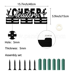 Вешалка для медалей из модного дерева&nbsp;ODIS-WH0041-158