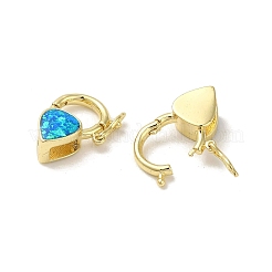 Стойки покрытие латунь Twister застежками&nbsp;KK-P268-03C-G