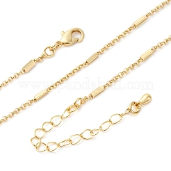 Латунные кубические звенья цепи роло ожерелья MAK-L045-02G