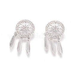 Латуни циркония кубической подвески&nbsp;ZIRC-E163-20P