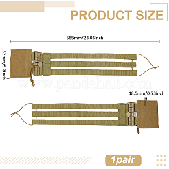 Нейлоновый тактический пояс для жилета&nbsp;AJEW-WH0596-342B