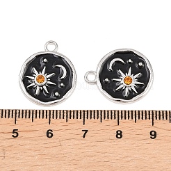 Сплав эмали горный хрусталь подвески&nbsp;ENAM-L053-03P