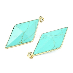 Синтетическая бирюза ограненные большие подвески&nbsp;G-L623-04G-03