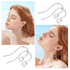 10 пара 925 сережек-крючков из стерлингового серебра&nbsp;STER-BBC0001-16