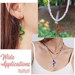 6 шт. 6-х цветные большие подвески ручной работы в технике лэмпворк&nbsp;LAMP-CJ0002-63