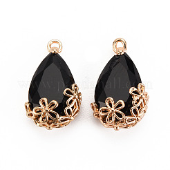 Прозрачные стеклянные подвески&nbsp;GLAA-T007-05K