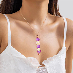 Цепочки-розы из нержавеющей стали 304&nbsp;NJEW-TAC0021