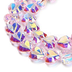 Гальванизируйте прозрачное стекло бисер нитей&nbsp;X-EGLA-B012-AB09