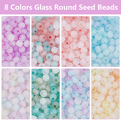 80 г 8 цвета 3/0 бисера&nbsp;GLAA-PH0003-68B