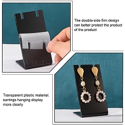 Акриловый дисплей серьги стойки&nbsp;EDIS-WH0029-15A-WH