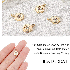 Латунные микро проложить кубического циркония подвески&nbsp;KK-BC0006-30G