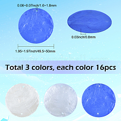 48 шт. 3 цвета натуральный Capiz ракушка соединительные подвески&nbsp;BSHE-SC0001-27