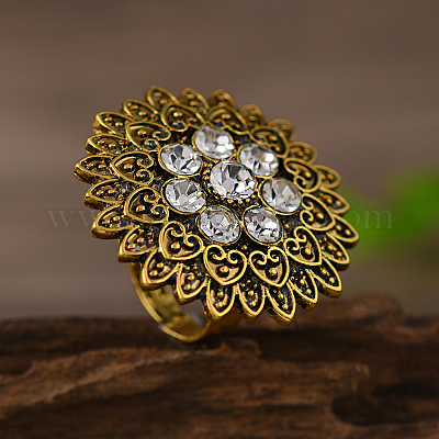 Винтажные кольца в ближневосточном стиле с цветочным рисунком&nbsp;TH0297-1-1