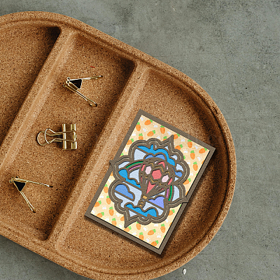 Углеродистая сталь разрезает трафареты DIY-WH0309-1985-1