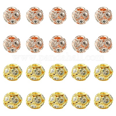 10 шт. Латунные бусины&nbsp;RB-YW0001-19G-1