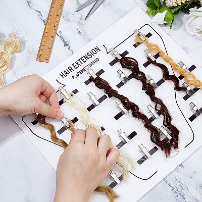 Держатель для наращивания волос из акрила с принтом на теле&nbsp;ODIS-WH0079-044A-1