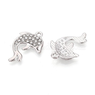 Подвески из сплава и хрусталя со стразами&nbsp;PALLOY-T095-11P-1