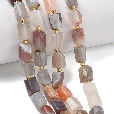 Природные Ботсвана агат бисер нитей&nbsp;G-C270-K16-1