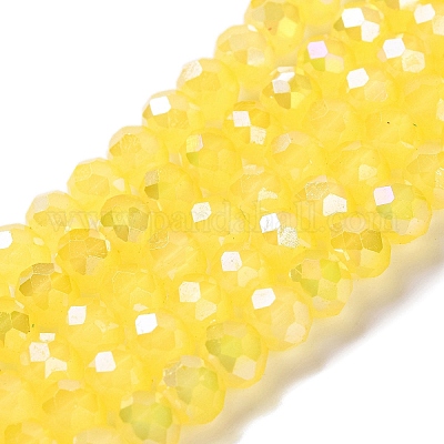 Запекание гальванических нитей стеклянных бусин DGLA-A039-J6MM-B23-1