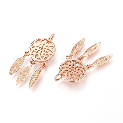 Латунные подвески&nbsp;KK-J275-25RG-1