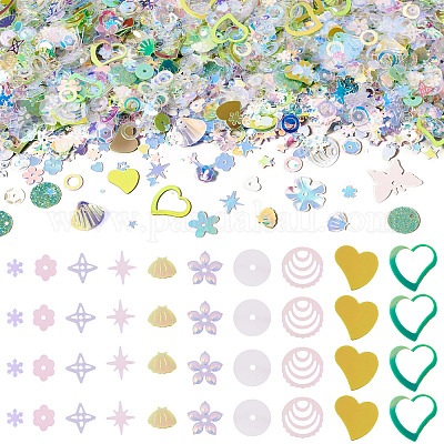 100 г пластиковых пайеток&nbsp;PVC-TA0001-04E-1