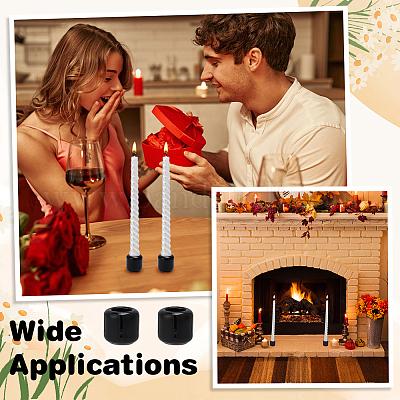 Фарфоровые подсвечники&nbsp;AJEW-WH0481-64-1